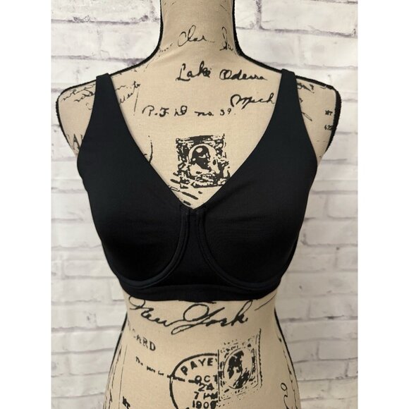 NATORI Size 34D Women’s Recharge Underwire Sports‎ Bra Black - Picture 1 of 9